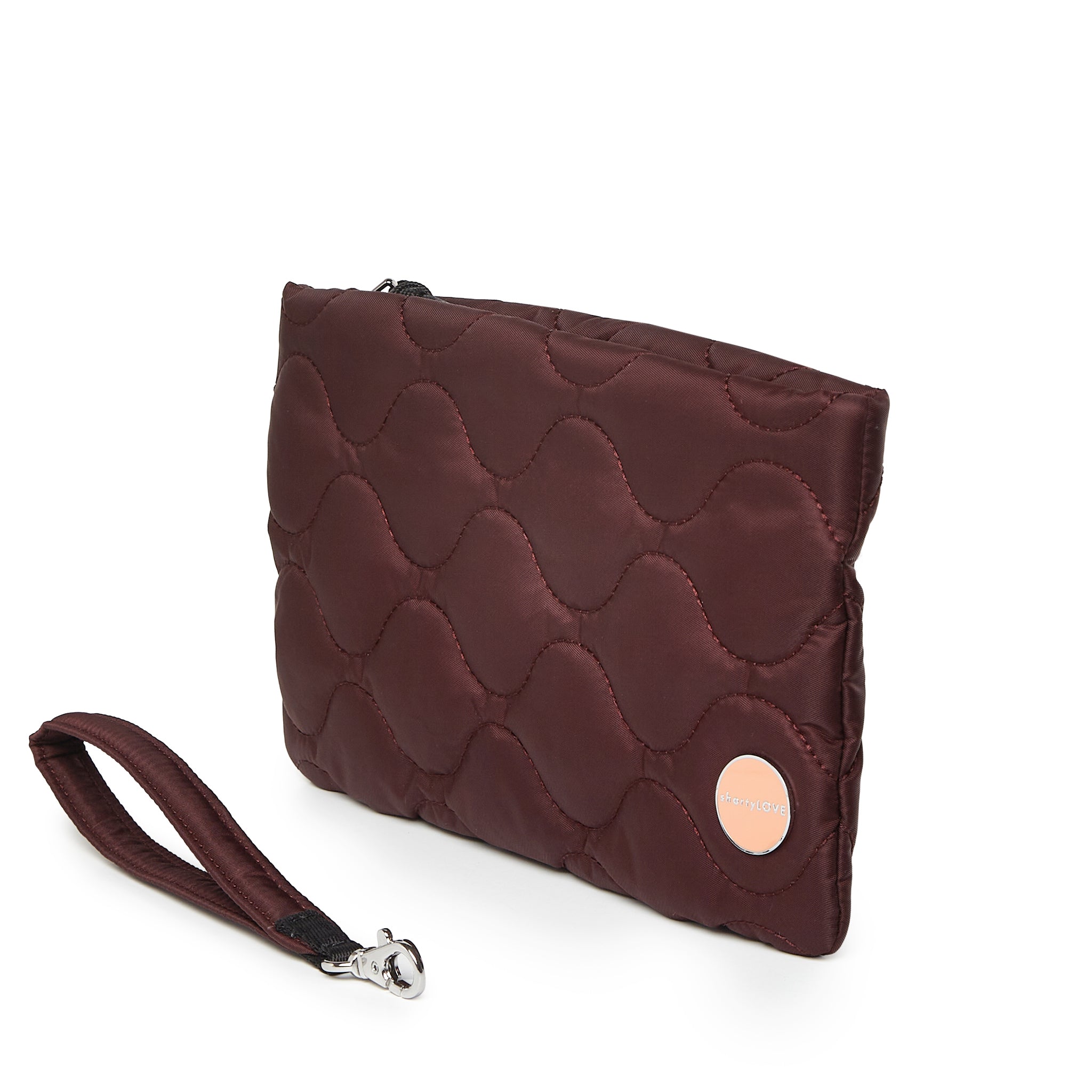 cleo - quilted wristlet clutch