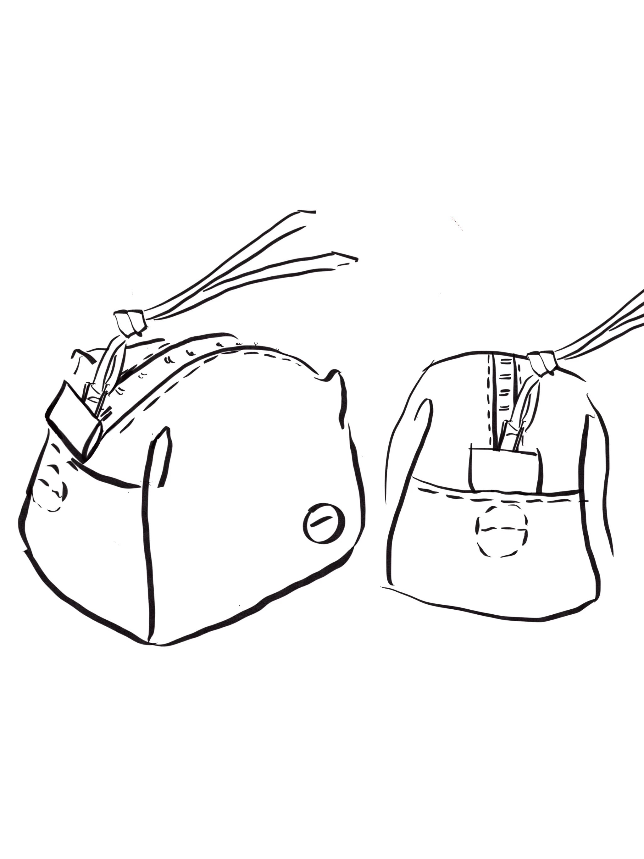 a plush and practical small cosmetic bag