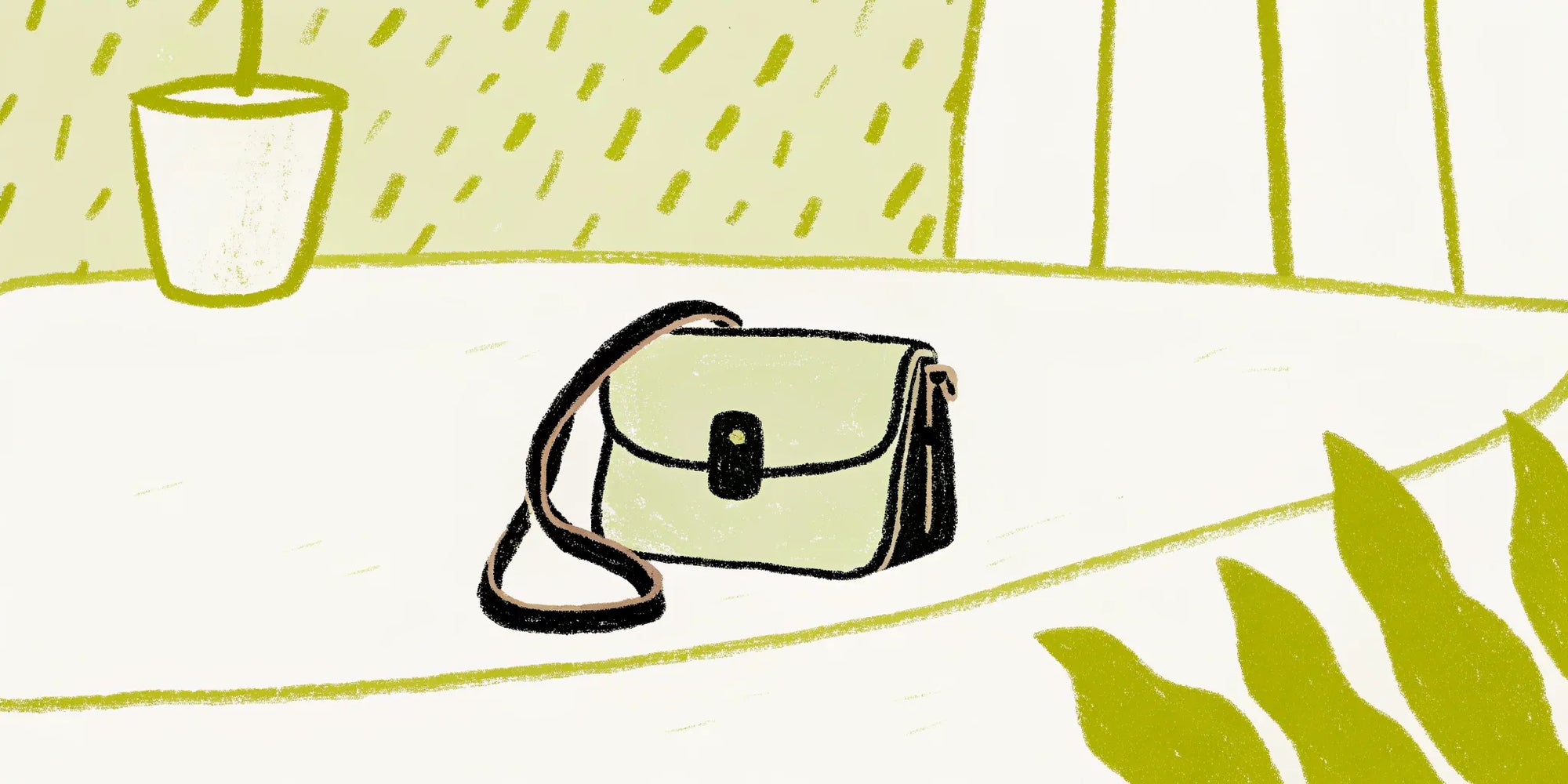 Stylish small crossbody bag.
