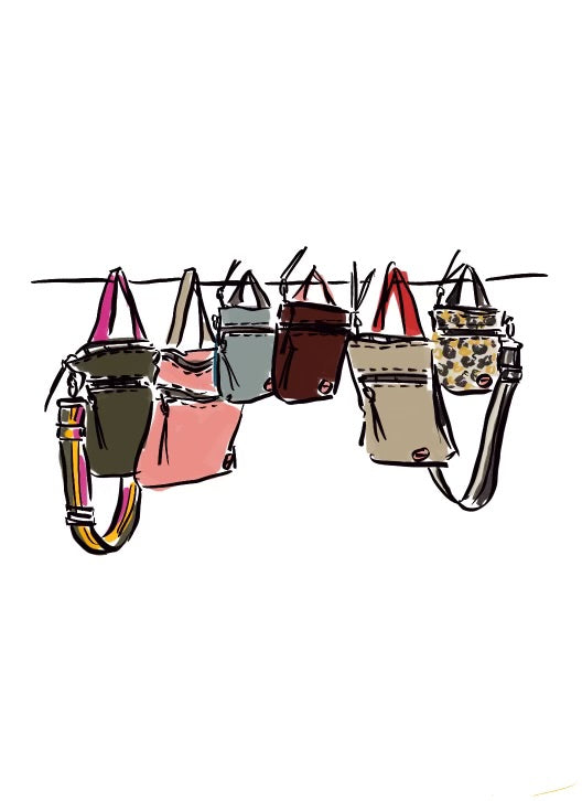 light pink small crossbody bag