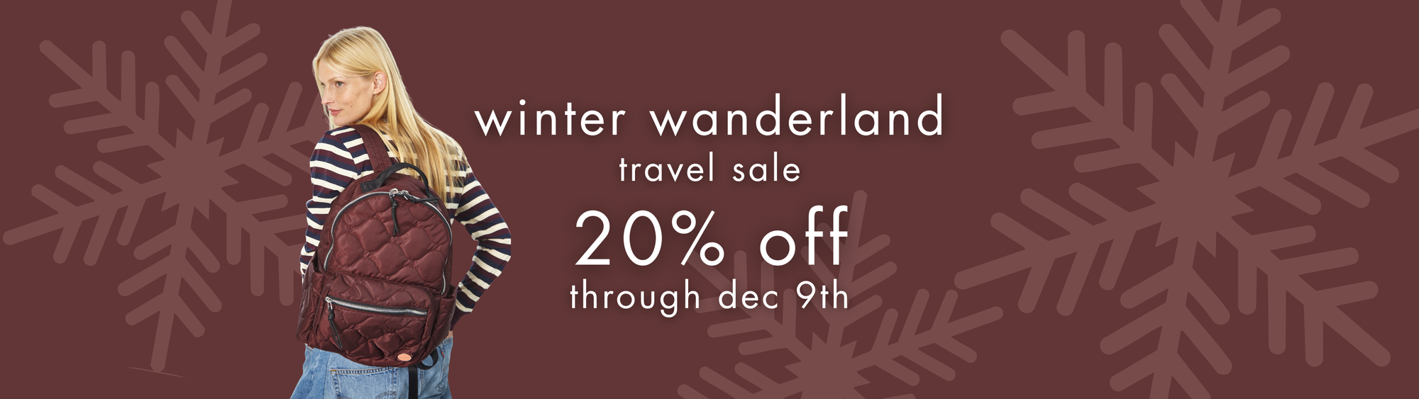 Holiday Travel Sale - 20% off