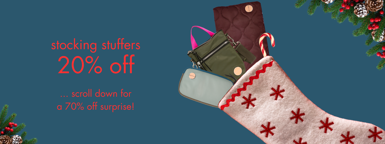 stocking stuffers - 20% off