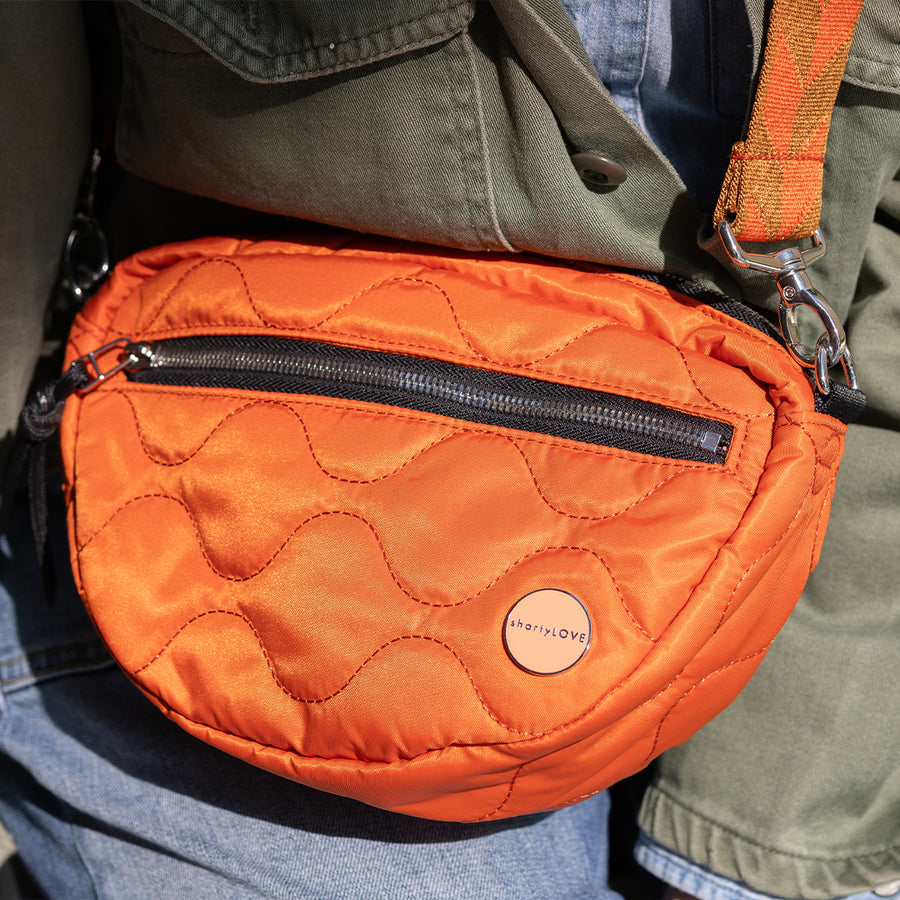 red/orange handbag collection