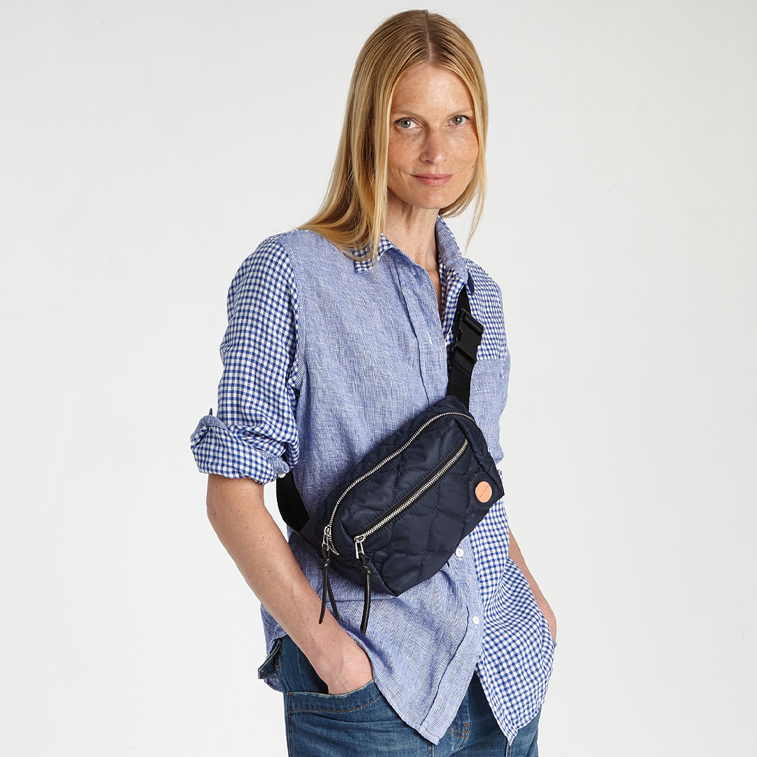 franny - quilted belt bag
