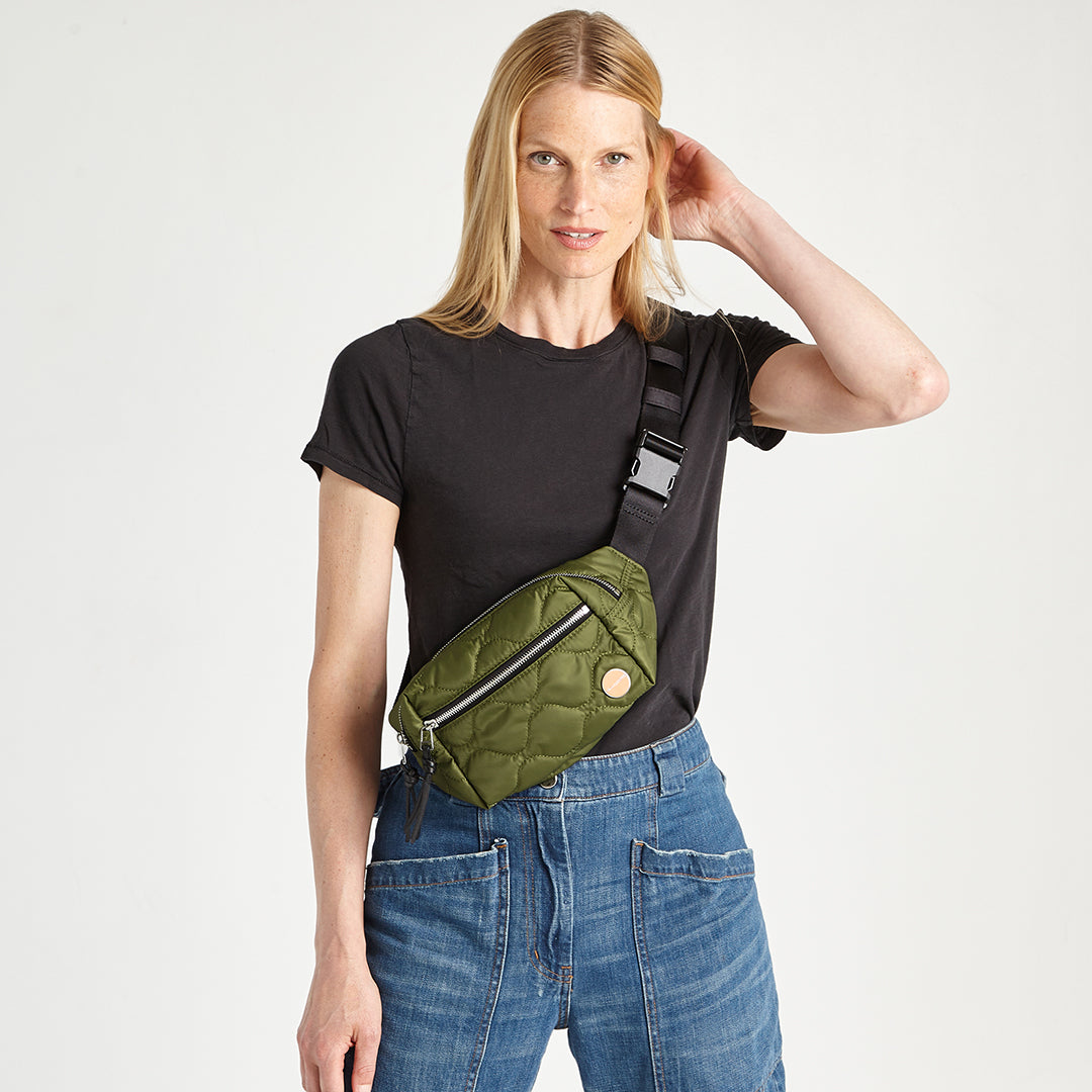 franny - quilted belt bag