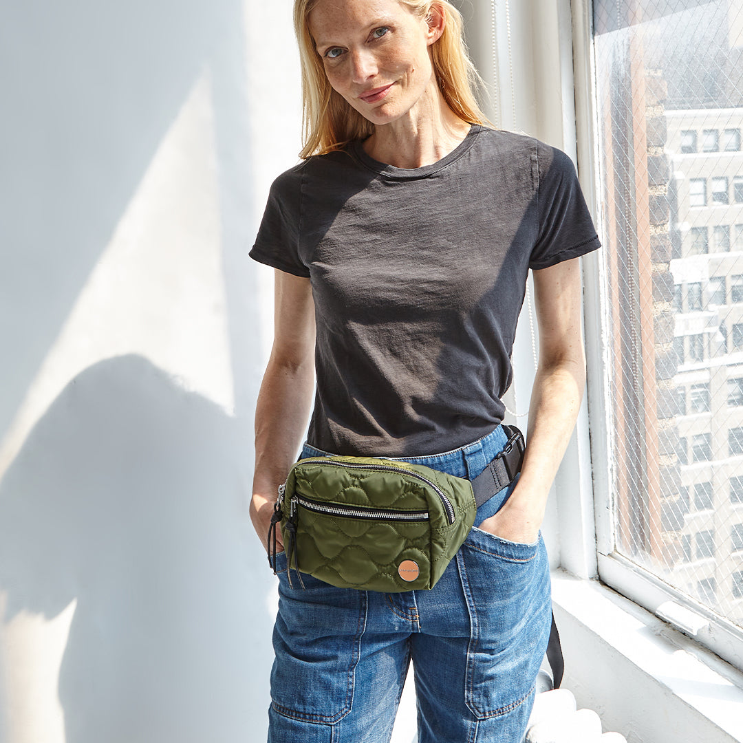 franny - quilted belt bag