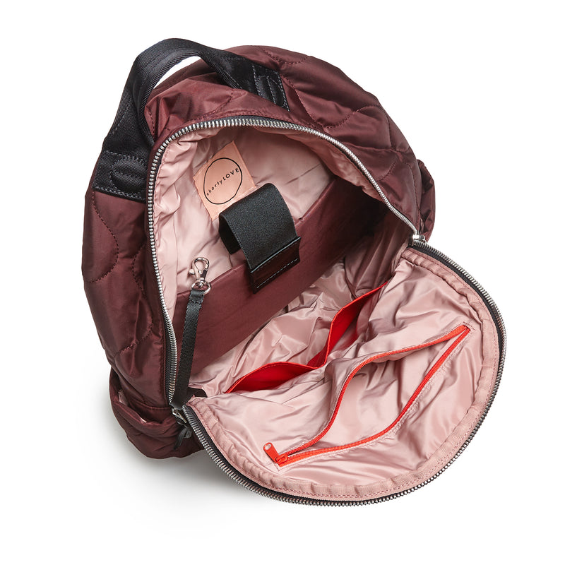 tate - quilted backpack