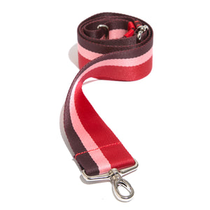 burgundy pink red strap coil