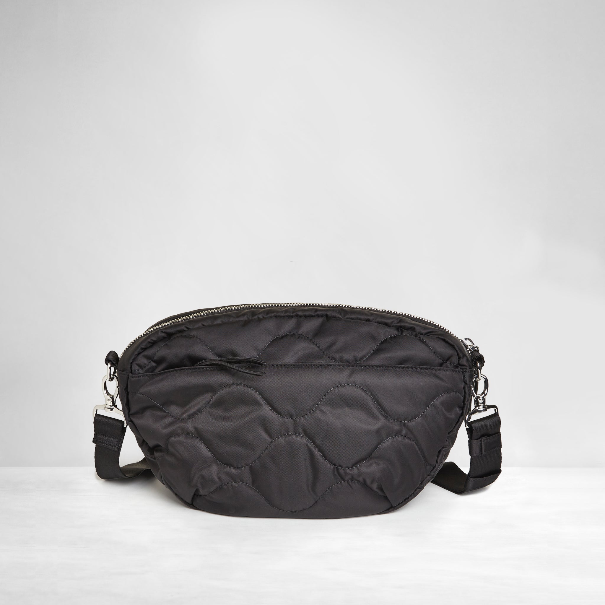 medium quilted crossbody bag | lightweight, water resistant, nylon