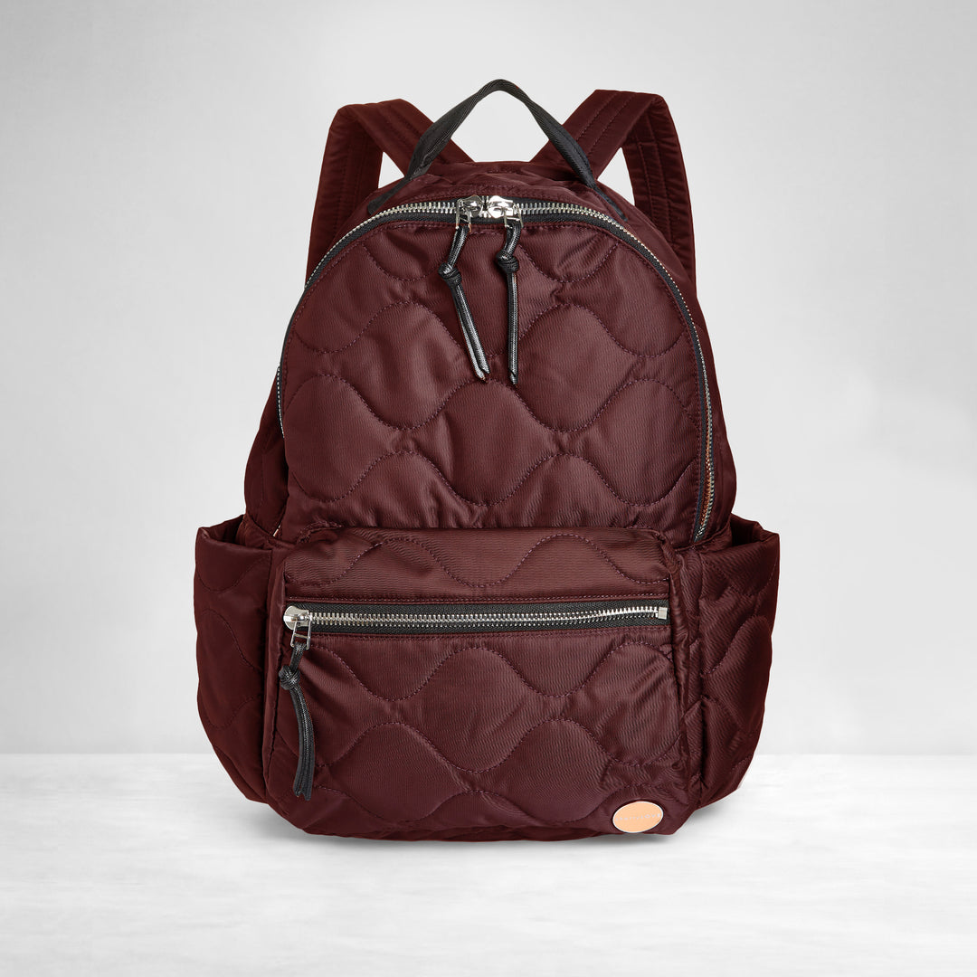 jane and berry mini quilted backpack Large | Laptop Pocket Color:Bruise Bearings_14 Denman Sleeve 15-16 Inch The Berry Patch Backpack