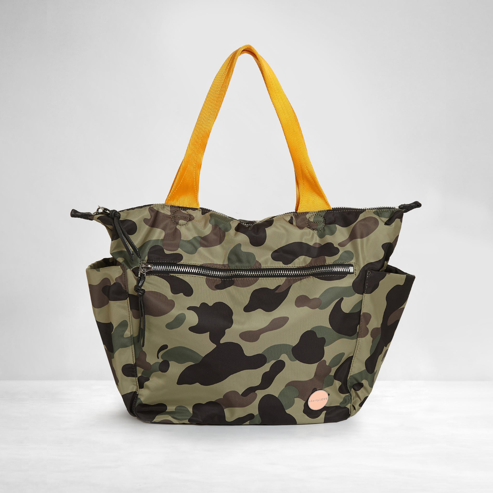 medium work tote bag | laptop ready, water bottle holders, zipper