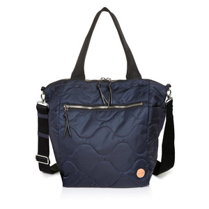 shortyLOVE ranger large tote bag in midnight; front view against white background.