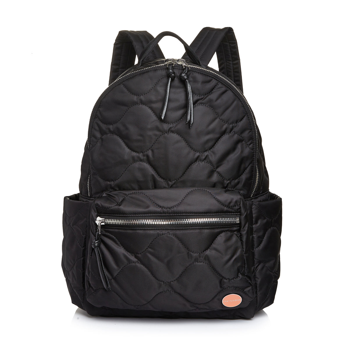 NWT?️HENNY & LEV Cara Quilted Backpack in Black 24S Black Caviar Quilted Urban Spirit Backpack LGHW – REDELUXE main image 4