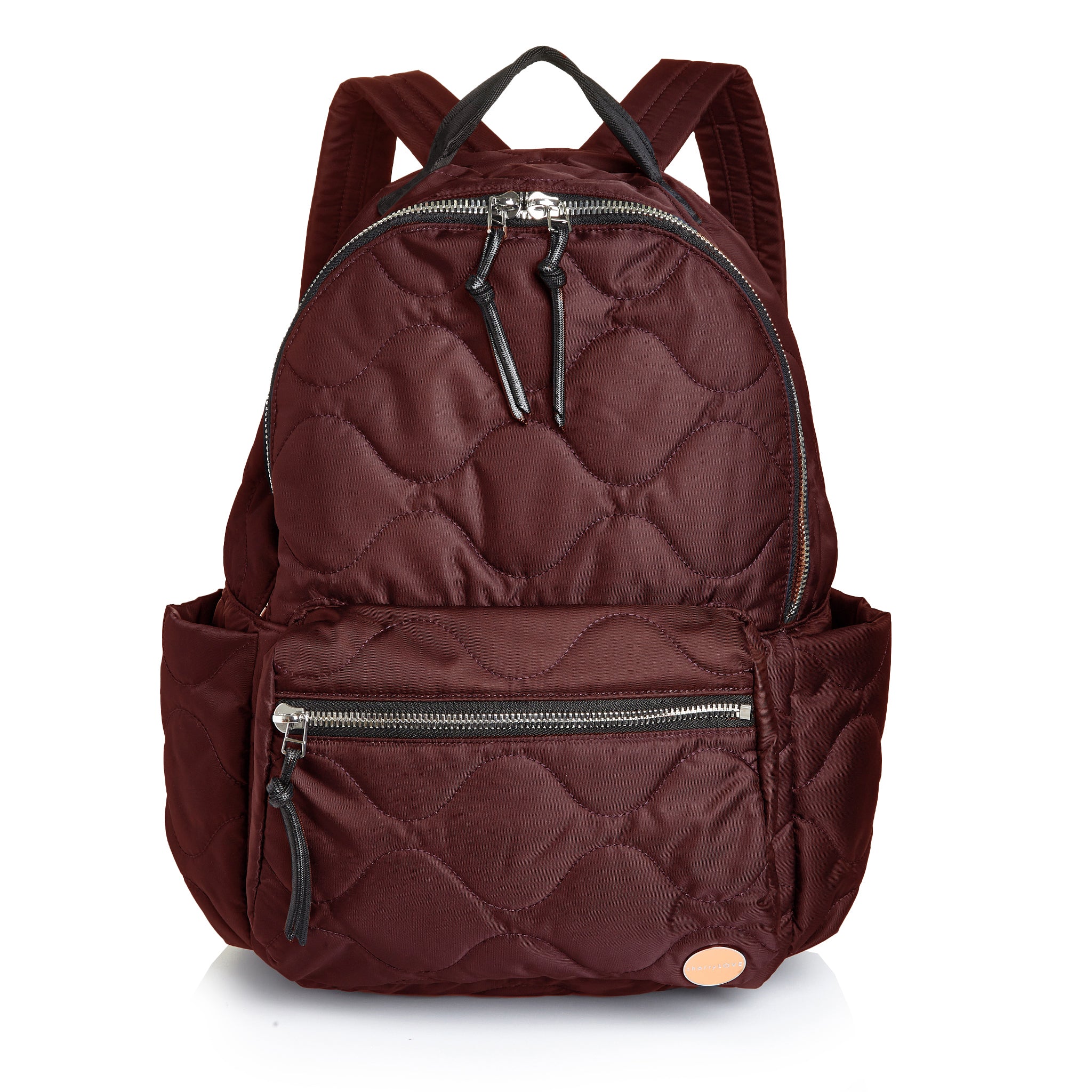 large quilted work & travel backpack | padded laptop pocket