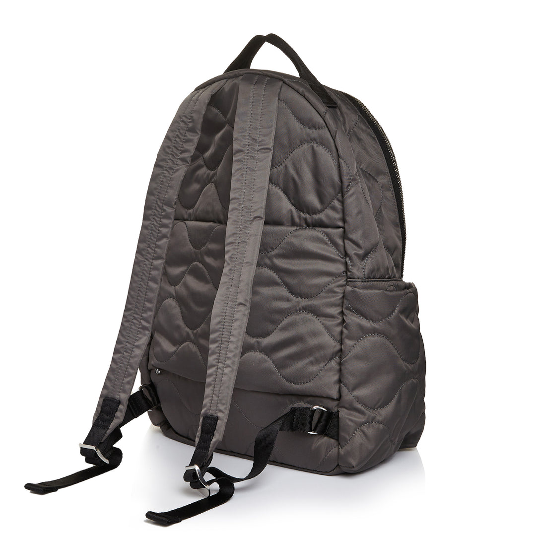large quilted work & travel backpack | padded laptop pocket  display picture 1