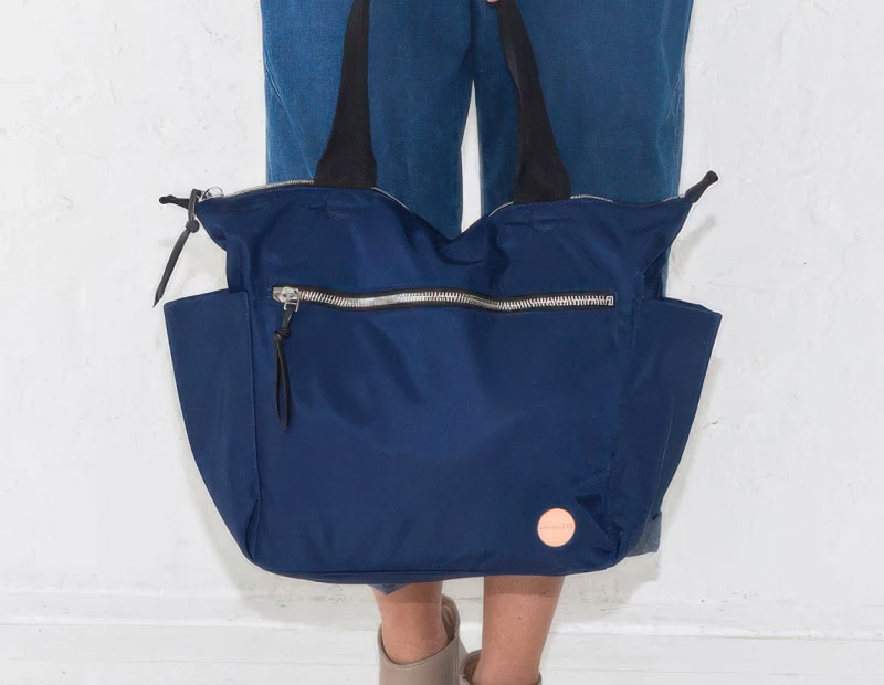 navy blue bag collection