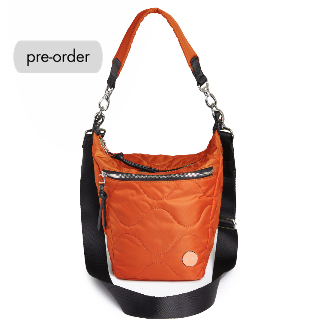 quilted bucket crossbody | organized pockets, lightweight, water quilted bucket crossbody | organized pockets, lightweight, water