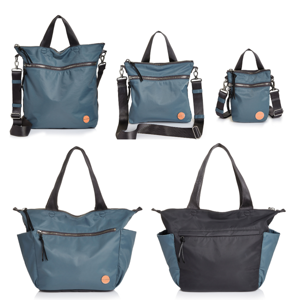steel blue/charcoal