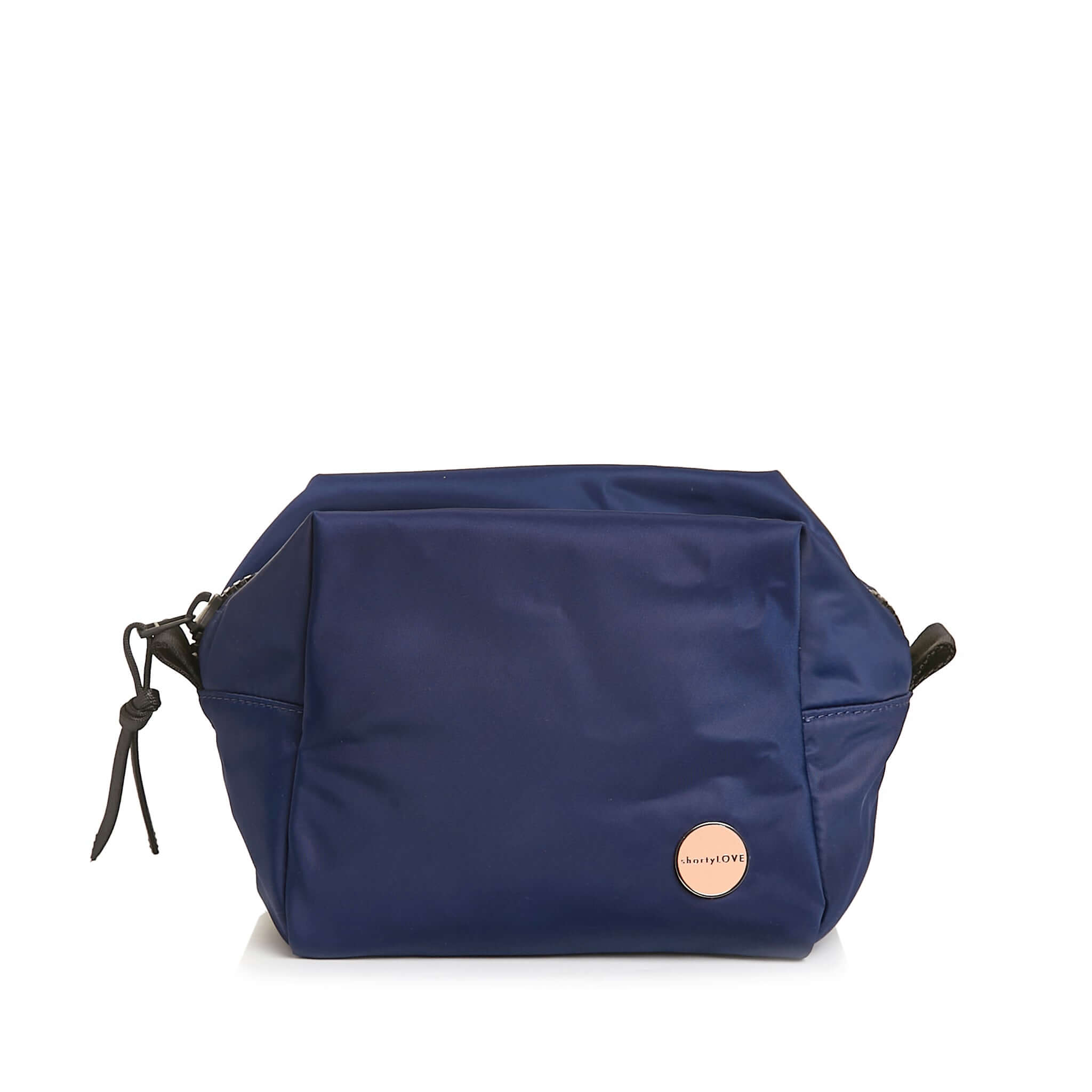 Navy blue cosmetic bag deals